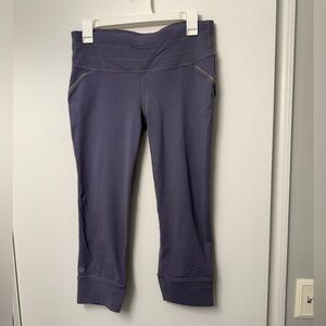 Athleta Gray Purple Leggings
